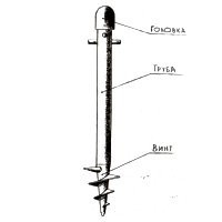 Свая металлическая винтовая ПИ-20 - ФЕДПРОМ, Екатеринбург